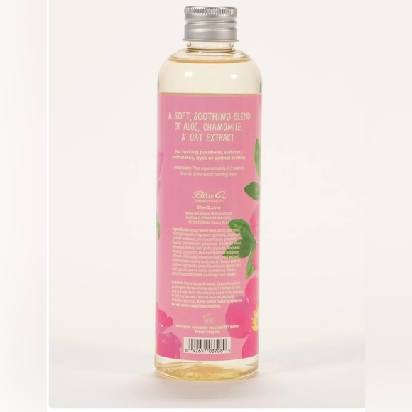 I'm a Delicate Fucking Flower Natural Bubble Bath - Rose, Lemon Sea Salt Blue Q - Picture 2 of 2